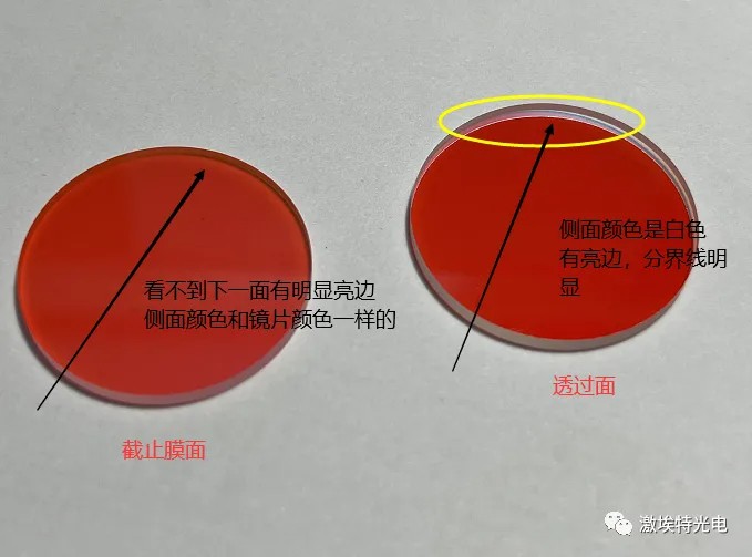 濾光片的鍍膜面分辨2 濾光片的鍍膜面分辨2